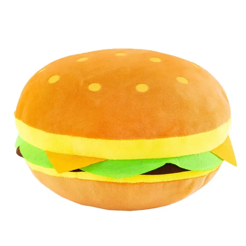 30 cm Hamburger-Wurfkissen, kreatives Simulationskissen für Sofa, Schlafzimmer, Auto, Büro, dekoratives Kissen, weich, bequem, Geschenk — image 2