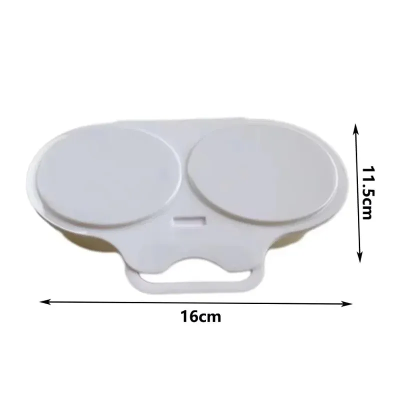 Cuiseur à œufs en plastique de qualité alimentaire, micro-ondes, moule de cuisine, facile à nettoyer, cuiseur à vapeur, boîte à œufs Portable résistante à la chaleur — image 6