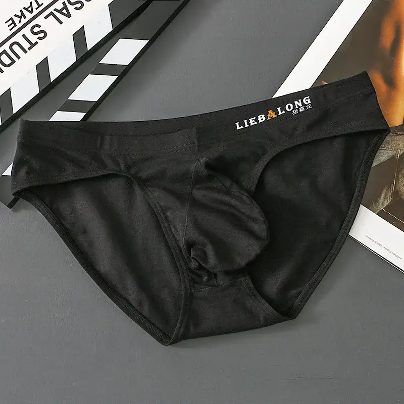 U Bulge Pouch Underwear Men Soft Cotton Briefs Breathable Underpants Solid Lingerie Male Sport Sweat Absorption Panties Knickers — image 19