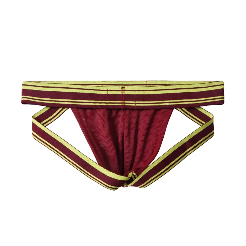 4pcs/Lot Sexy Men Underwear Jockstrap Panochas Men's Briefs Bikini Tanga Slip Bikini Brief Nylon Quick Dry or As Swimwear Shorts — image 4