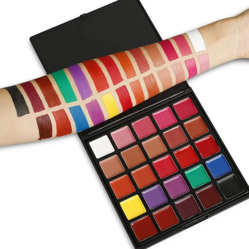 25 Colors Lipstick Palette Premium Palette Multi Color Superposition Effect Stylish Makeup Kit for Women Girls Elegant — image 3