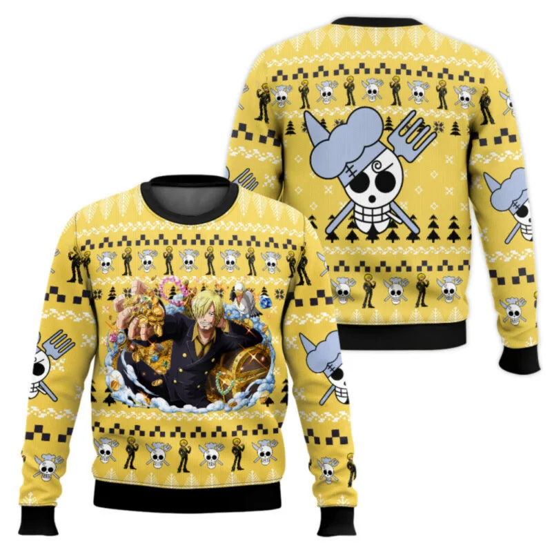แฟนตาซี chainsaw คริสต์มาส Carnival เสื้อกันหนาว Unisex เสื้อกันหนาว Santa Claus 3D เสื้อกันหนาวฤดูใบไม้ร่วงและฤดูหนาวเสื้อผ้าพรีเมี่ยม — image 2