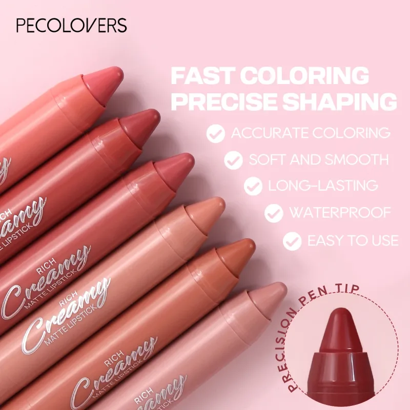 Multiple Colors Matte Lip Liner Use As Lip Liner and Lipstick Easy To Accurately Apply Waterproof Long-lasting Non-stick — image 5