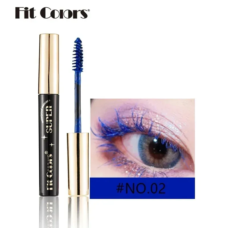 Colored Mascara Makeup 4D Silky Natural Long Eyelashes Mascara Waterproof Long-lasting Extension Thick Lasting Curling Mascara — image 11