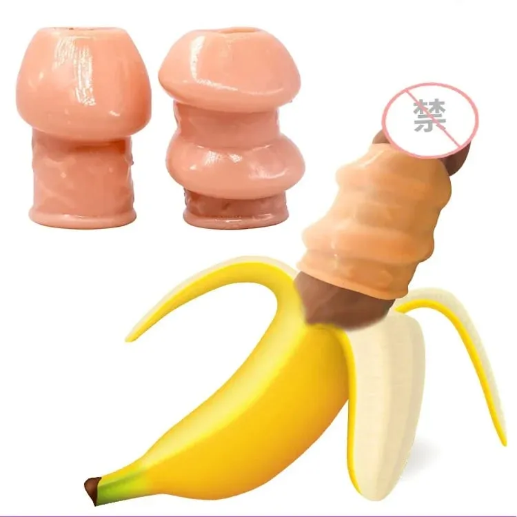 Male Semen Lock Ring – Penis Enlargement Glans/Foreskin Rings Delay Ejaculation & Massage Sleeve Premium Adult Sex Toy — image 2