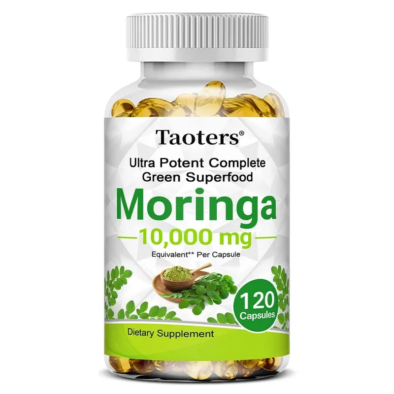 Moringa Capsules 1000mg - for Immune System Energy & Metabolism Antioxidant Promotes Digestive and Brain Health — image 9
