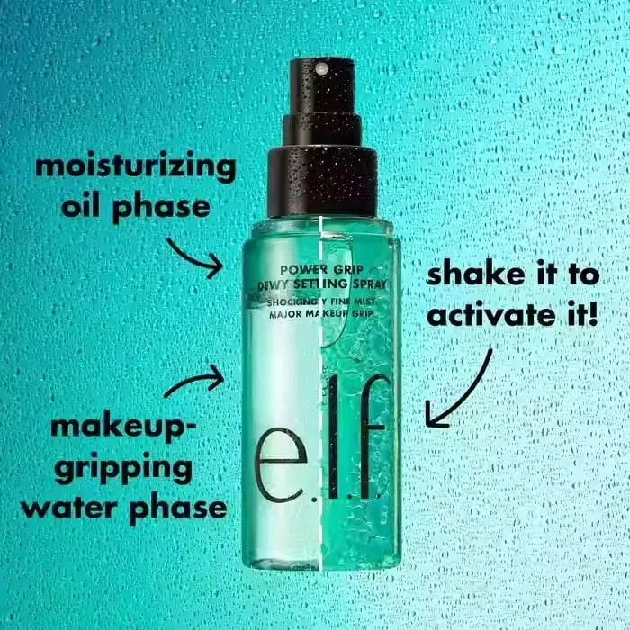 Elf Pre Makeup Zelená a růžová Hydratační báze pro rovnoměrný tón pleti a Lasting Isolation Finishing Spray Tekutá podkladová esence — image 5