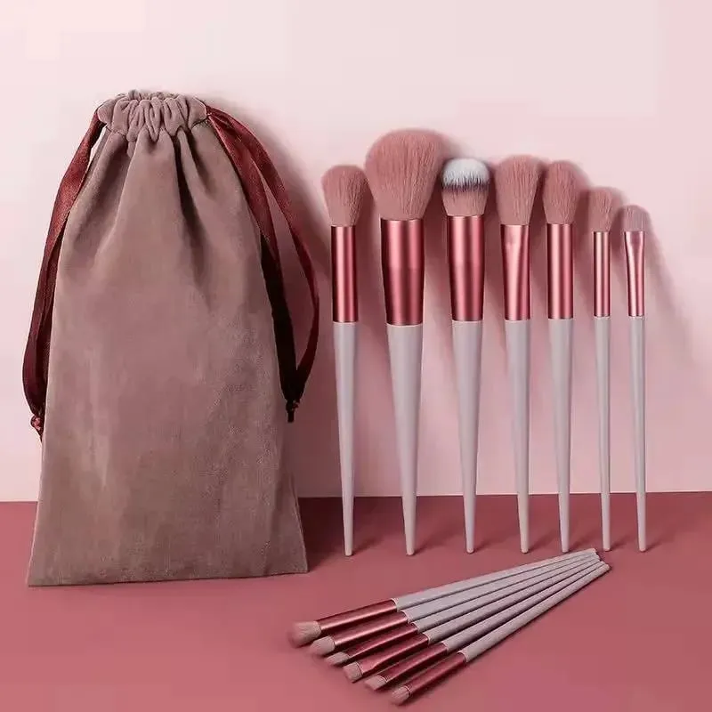 13 PCS Makeup Brushes Set Eye Shadow Foundation Women Cosmetic Brush Eyeshadow Blush Powder Blending Beauty Soft Make Up Tools — image 6