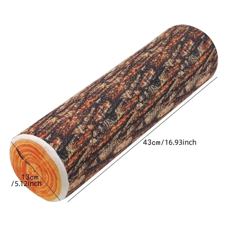 Stump Creative Pillow High Simulation Round Stump/wooden Board/cutting Board Modeling Cushion Cute Pillows — image 5