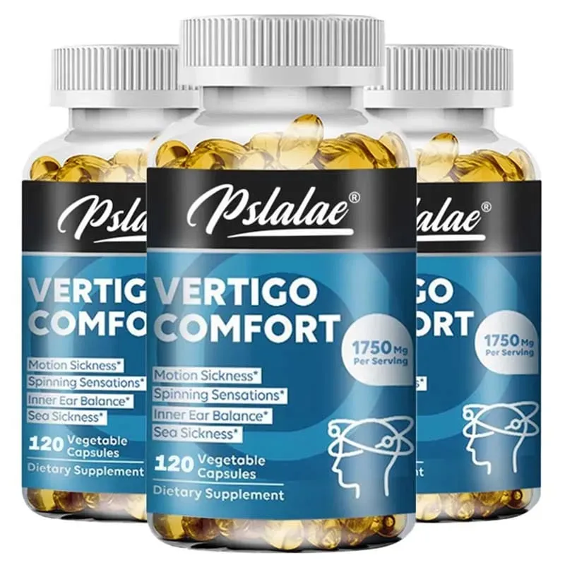 Vertigo Comfort Capsules - Inner Ear Balance Supplement - Relieves Dizziness Nausea Spinning and Shaking Feelings — image 2
