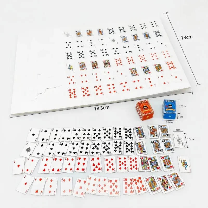 10Pcs Mini Kad Permainan Hujung Jari Set Perjalanan Luaran Mudah Alih - Permainan Parti Super untuk Perhimpunan Mainan Permainan Kad Kecil yang Ideal — image 4