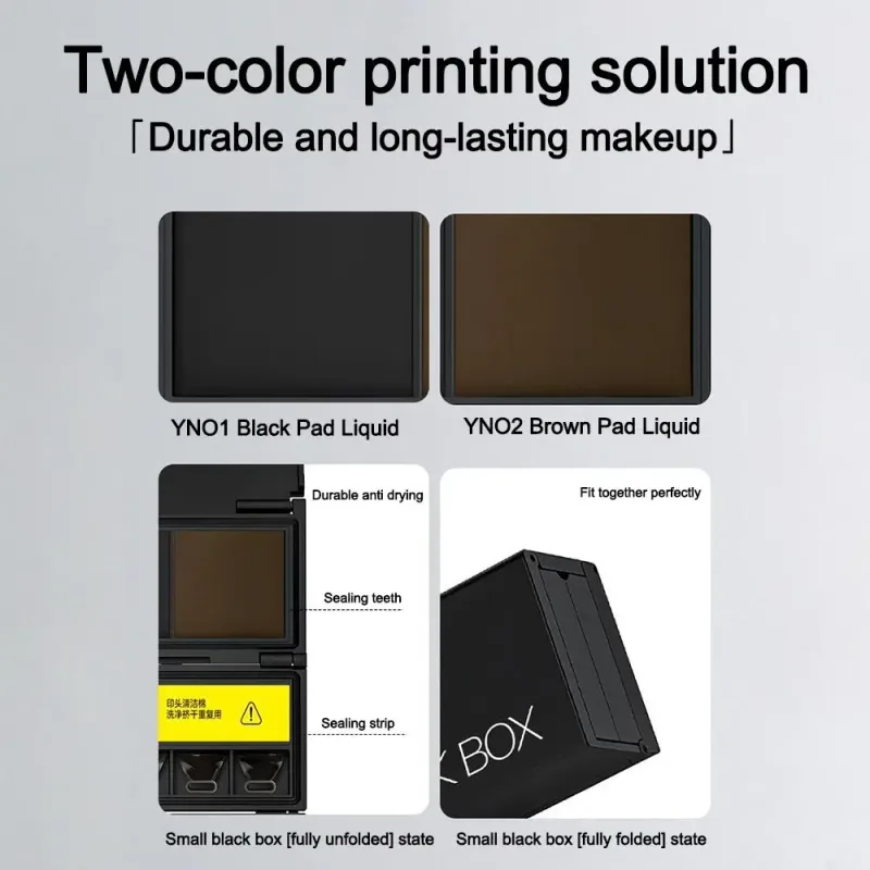 Waterproof Eye Makeup Stamping Pen Set Long Lasting Smudge Resistant Lower Lash Stamp Portable Ultra Fine Eye Makeup Tools