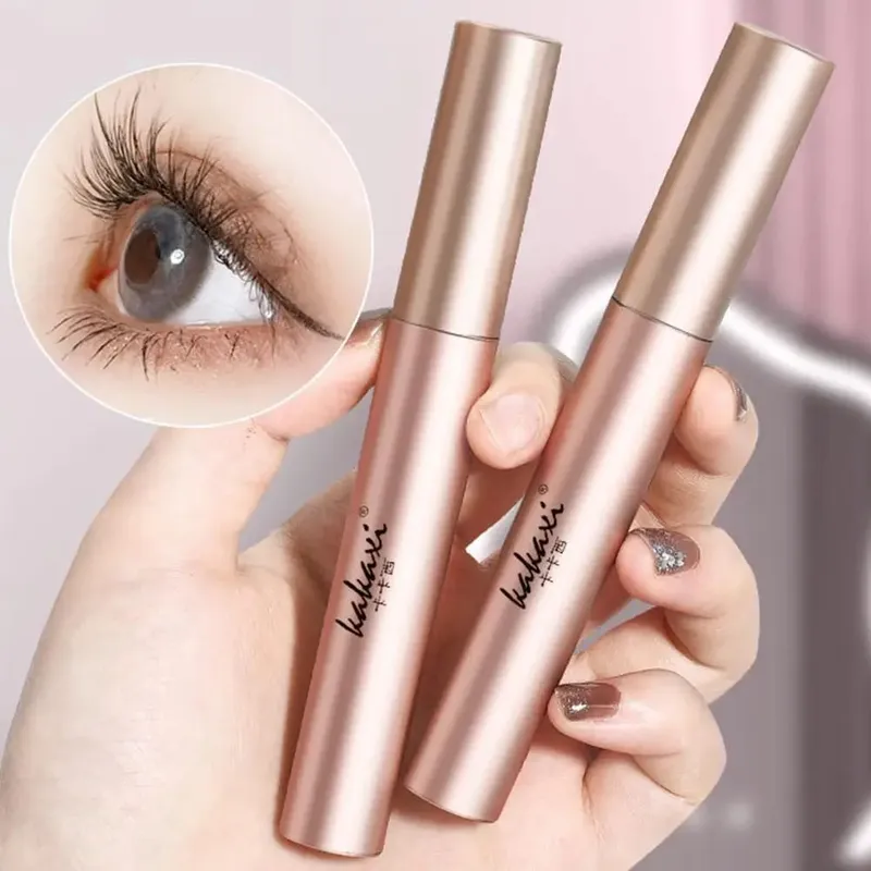 EyeLashes Mascara Waterproof Silk Fiber Mascara Black Long Curling Eyelash Extensions Non-clumping Eyes Makeup Cosmetics — image 3