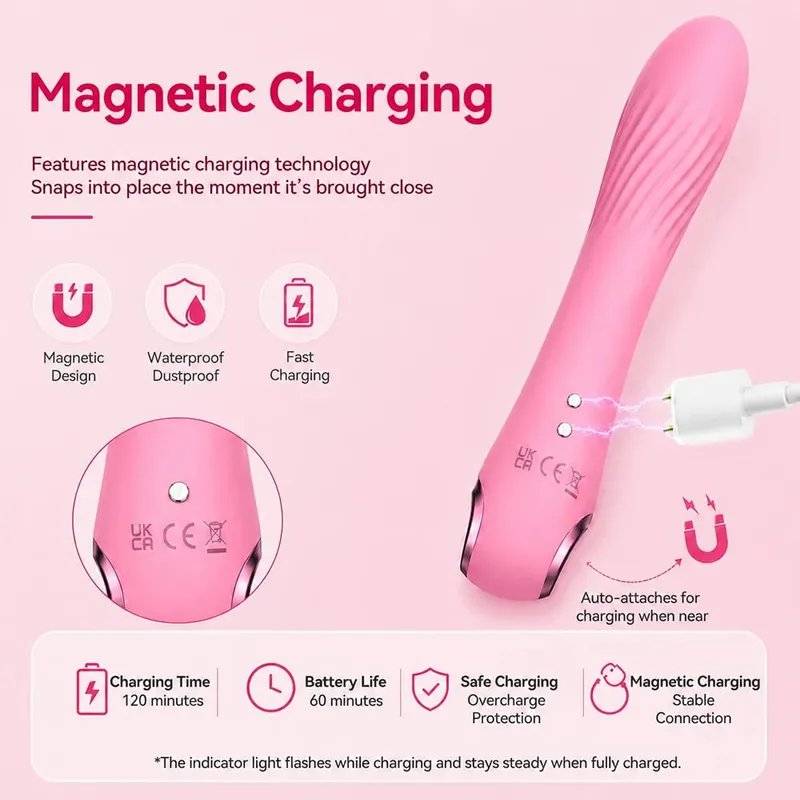 16 Mod Penggetar Nadi Elektrik untuk Wanita Perangsang Kelentit G Spot Urut Faraj Dildo Bergetar Senyap Mainan Dewasa Seks — image 5