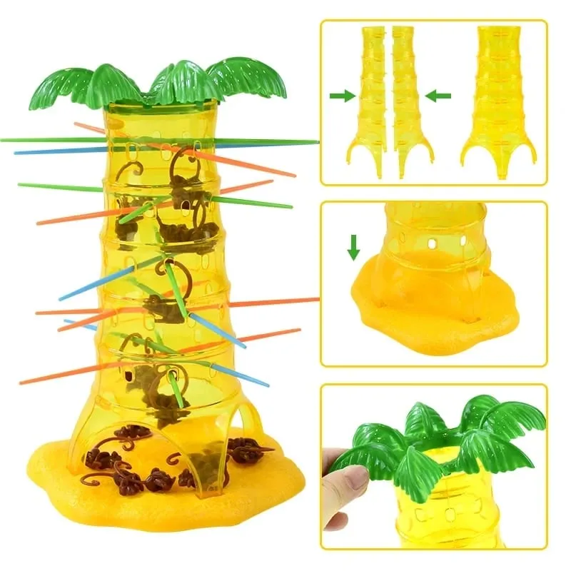 Multiplayer Tabletop Games Rolling Climbing Monkeys Interesting Intelligence Toys Parent-Child Interactive Board Game for Kids — image 3