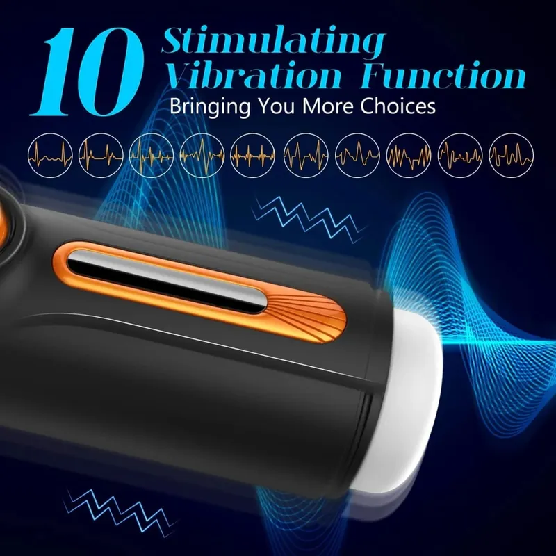 6 IN 1 Masturbation for Men Automatic Telescopic Sucking Blowjob Man Vibrator Masturbator Cup Pussy Real Vagina Sex Toys for Men — image 4