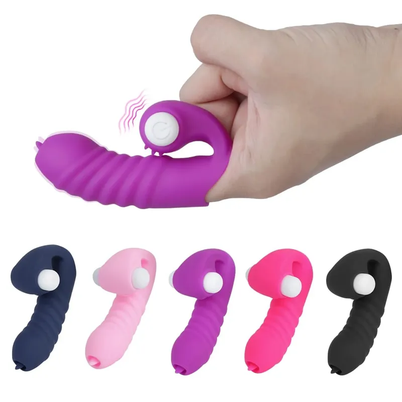 Strapon Finger Sleeve Vibrators For Women Clitoris Stimulator Vaginal Licks Anal Plug Female Masturbator Sex Toys Couples Erotic — image 1
