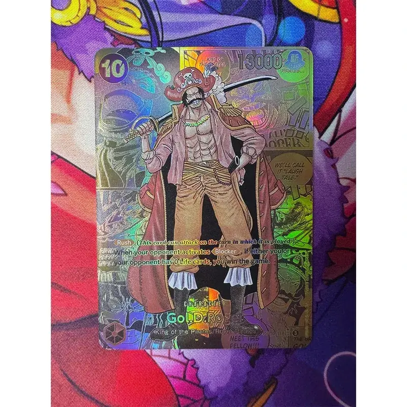 ONE PIECE Roronoa Zoro Monkey D. Luffy DIY Homemade Collection Card English Japanese Version Toys Christmas Birthday Gift — image 5