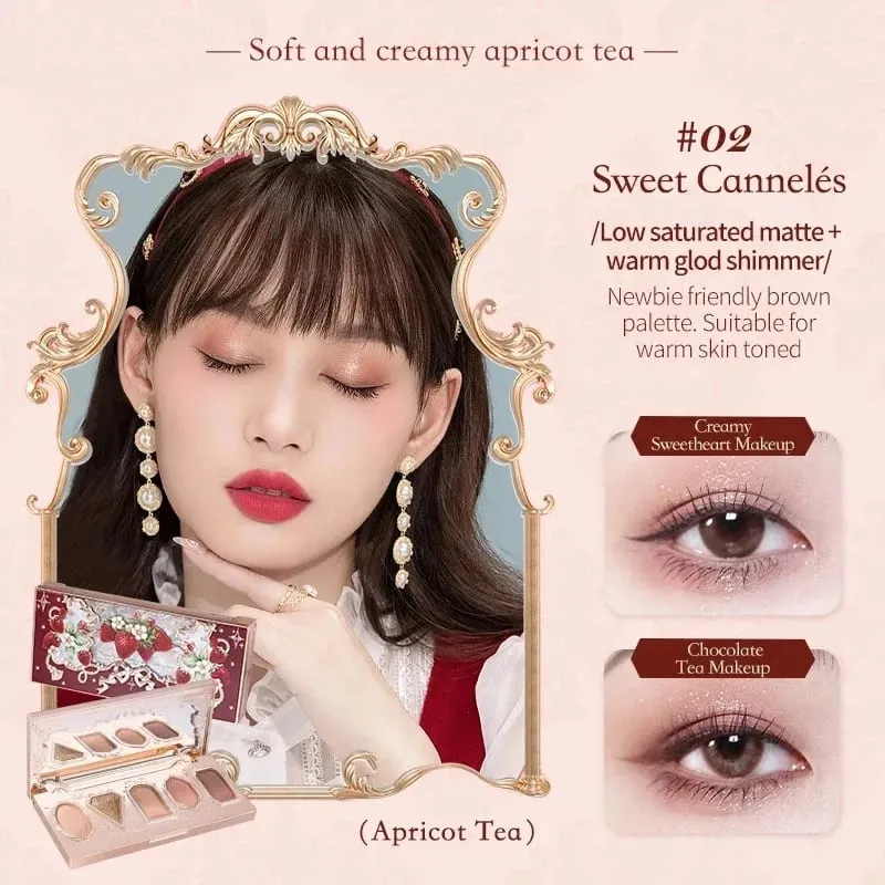 Flower Knows Makeup Full Set Moonlit Mermaid Eye Shadow Palette Matte Blush And Lipgloss Flowerknows Kit Makeup Bag for women — image 6