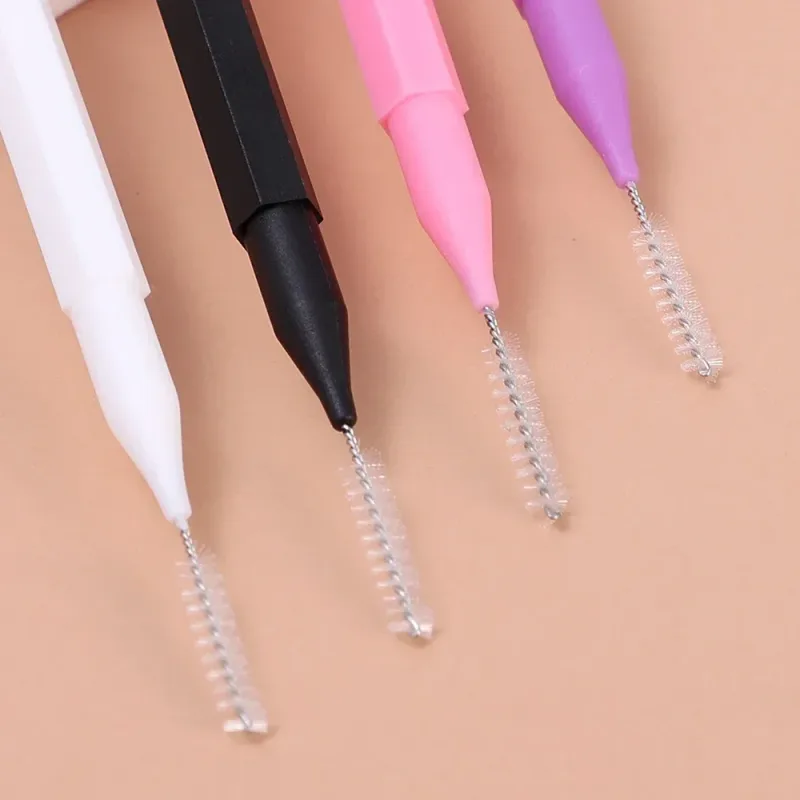 Portable Mini Eyebrow Brushes Disposable Eyelash Brow Lifting Brush Applicators Lash Extension Comb Beauty Makeup Tools