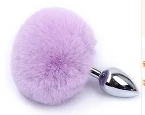 Plush Silikon Ekor Arnab Butt Plug Vibrator Dildo Prostat Massager Mainan Seks Lelaki Wanita Dewasa Boleh Digunakan Semula — image 9