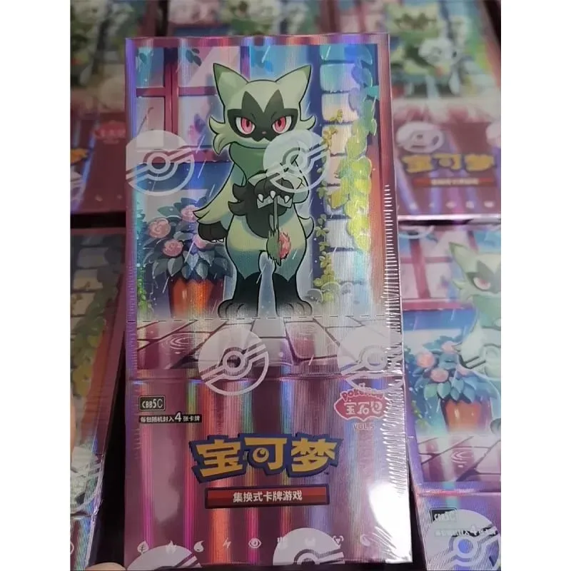 Pek Permata Pokemon Asli Vol 5 Kotak Penggalak PTCG Ringkas Pek Permata PTCG Cina Cina Vol 4 3 2 1 Gempack 4 Permata Pakc Vol. 4 — image 1