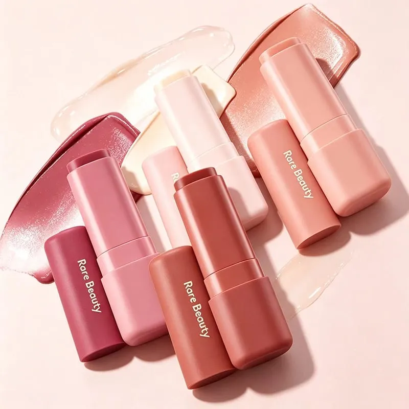 Hot RARE Beauty Hydrating 4-color Butter Lipstick Gloss Natural High Gloss Liquid 3d Face Contour Stick Color Makeup Products — image 2