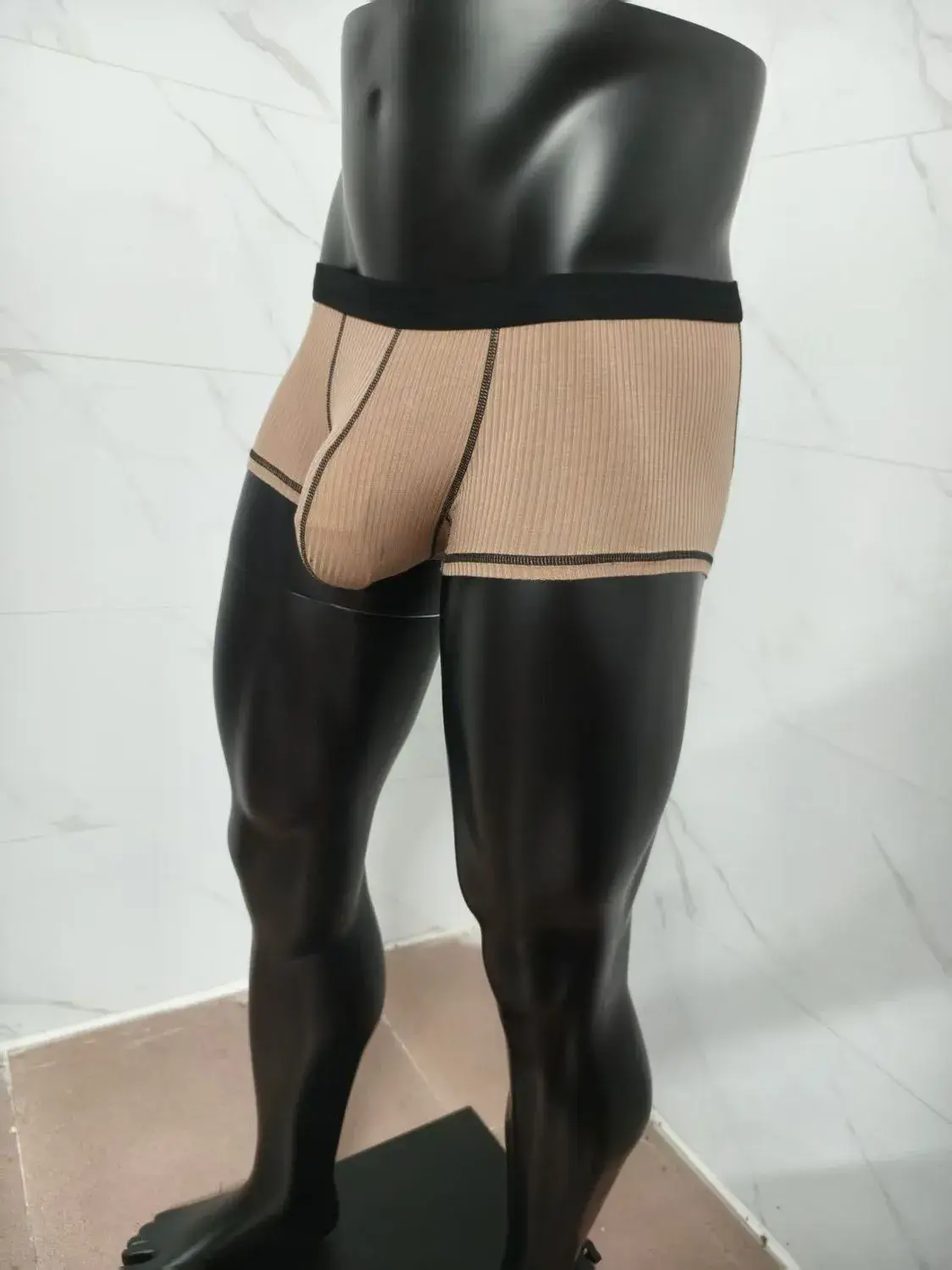 Herrenunterwäsche mit großer Hodentasche und großer Stretchhose mit flachem Bein — image 12