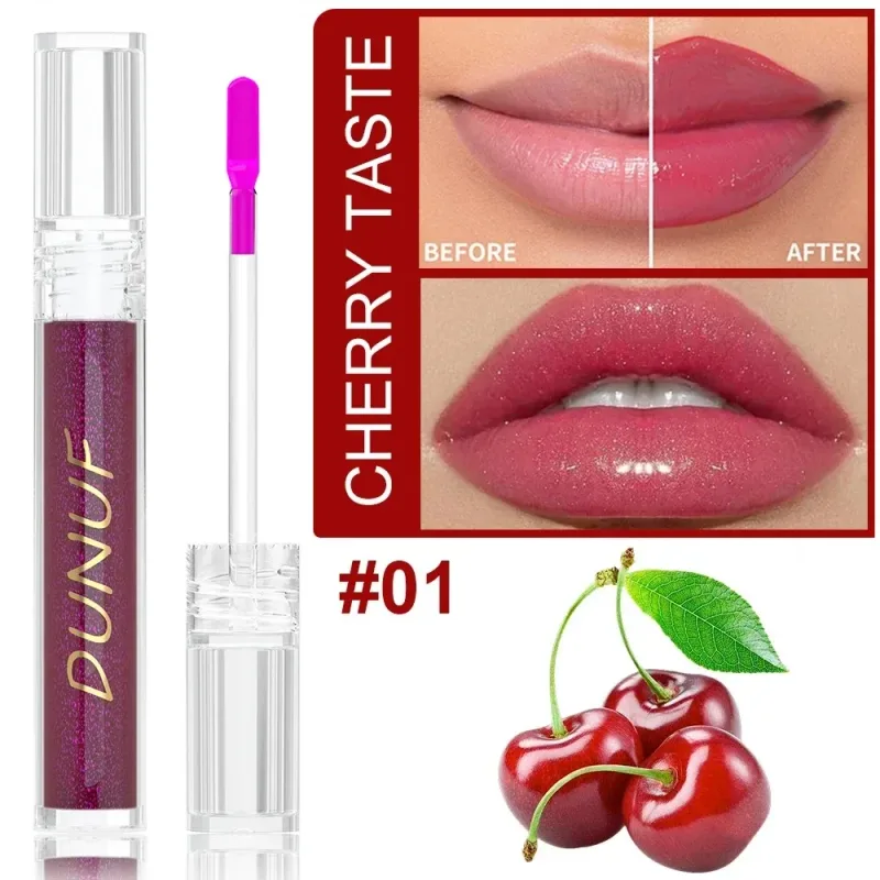 Fruit Color-changing Lip Gloss Long Lasting Nouritious Shine Hydration Water Lipsticks Makeup Winter Moisturizing Lip Care Oil