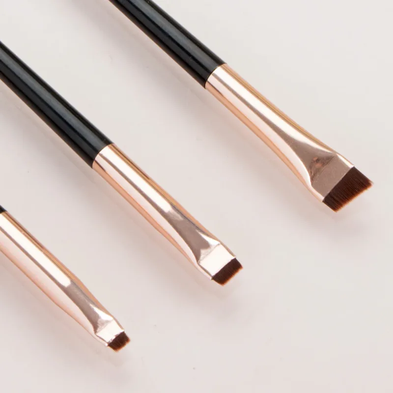 Štětec na oční linky Brow Tint Štětce Sada štětců na obočí Jemně úhlový Bod Úhlový Zkosený Tónovací Ultra tenký plochý make-up Premium Eye