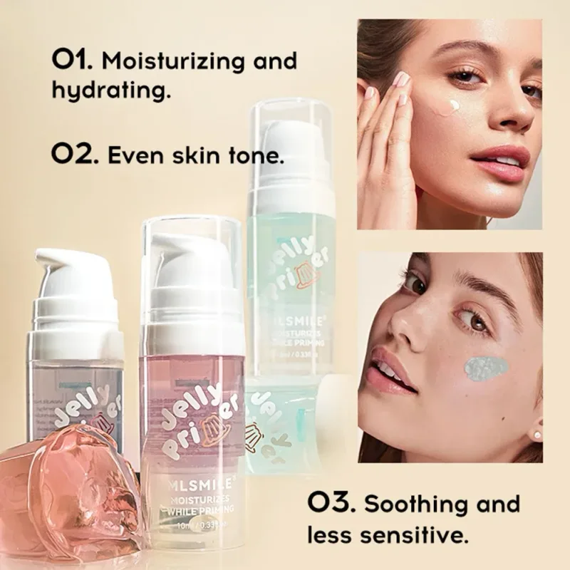 All in One Face Makeup Set Liquid Foundation Powder Primer and Egg for Long Lasting Matte Finish