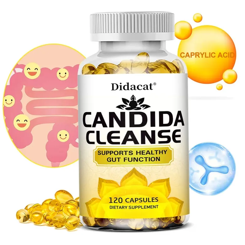 Candida Cleanse – enthält natürliche Kräuter und Probiotika zur Unterstützung einer gesunden Darmfunktion und eines gesunden Immunsystems, geeignet für Unisex — image 1