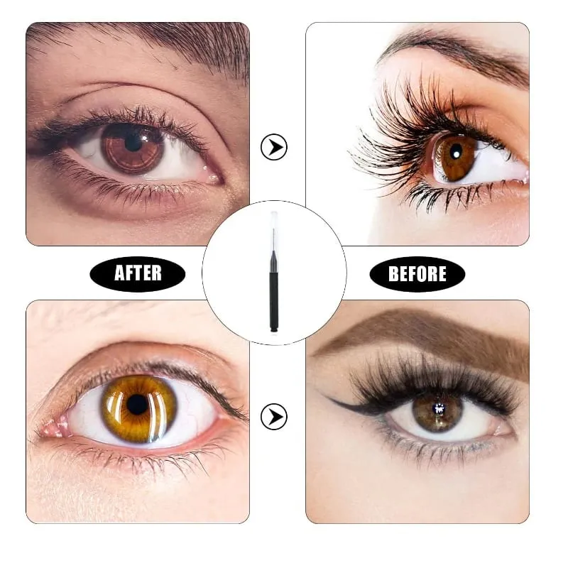 5/10/50PCS Mini Eyebrow Brush Brow Perm Brush Disposable Brow Lifting Brushes Bendable Micro Eyelash Brush Applicators Tools — image 5