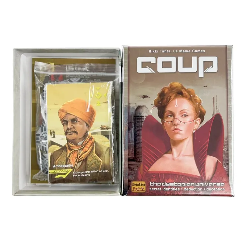 Coup Board Game Fast Fun Bluffing Party Game for 2-6 Players Perfect for Family Card Game Night Friends — image 2