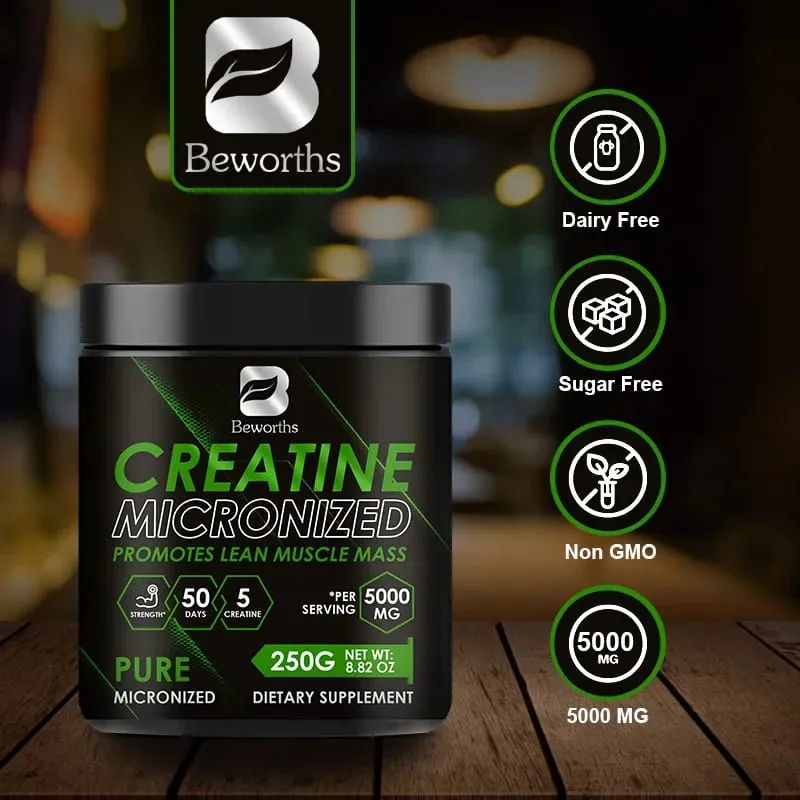 Creatine Monohydrate Sports Dietary Supplements for Workout Muscle Building Cellular Energy Enhance Muscle Strength — image 1