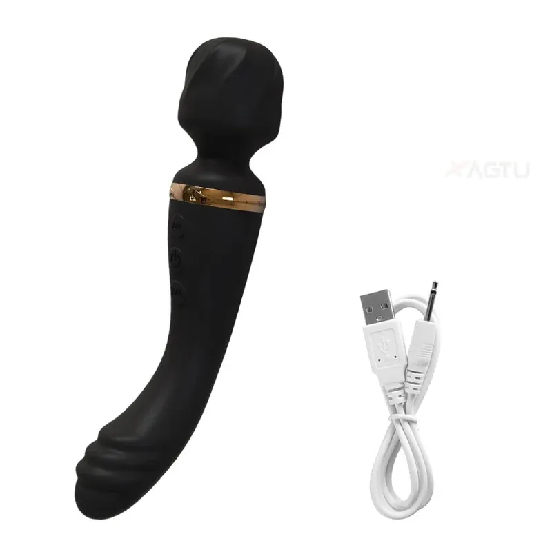 2 in 1 Vibrator AV Wand for Women G-Spot Clit Vagina Stimulator Nipples Breast Massager Female Masturbator Sex Toy for Women — image 9