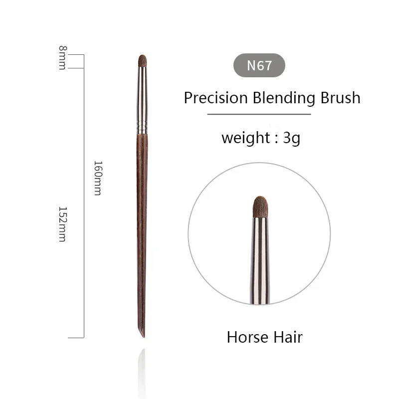 OVW Animal Hair Makeup Brush Complete Set 28PCS Lip Brushes Eyeshadow Brush Soft Makeup Brush Beauty Tools Smudge Brush Single — image 13