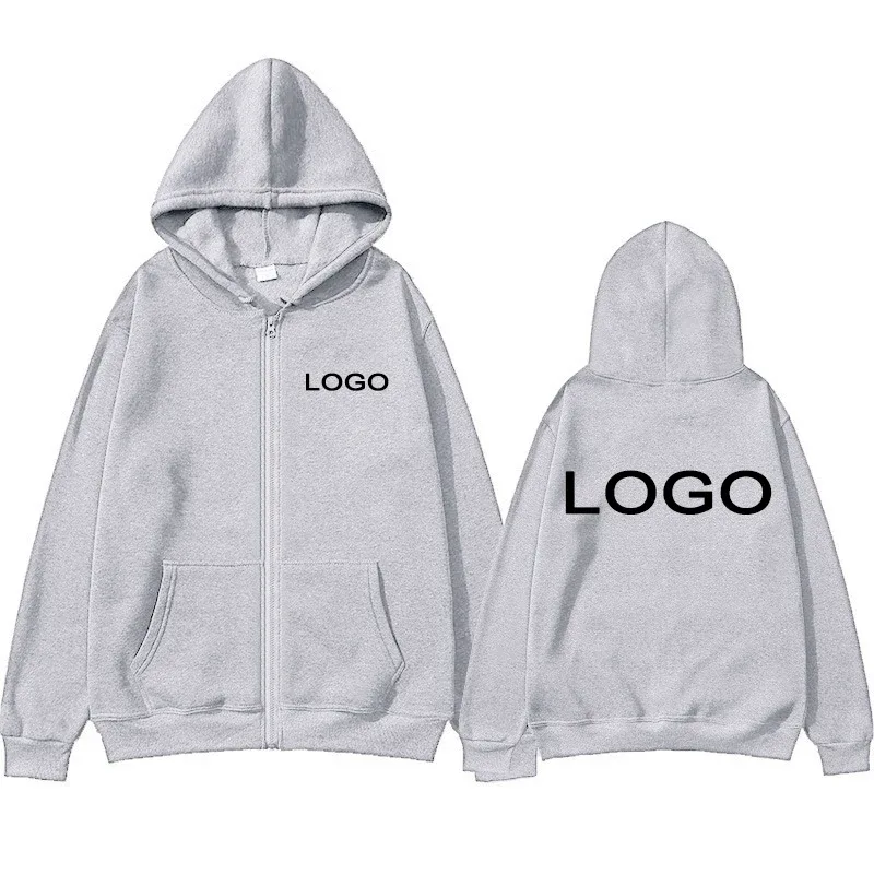 Felpa con cappuccio con cerniera per uomo donna stampata personalizzata Abbigliamento casual ampio Moda pullover a maniche lunghe con cappuccio Felpe con personalità