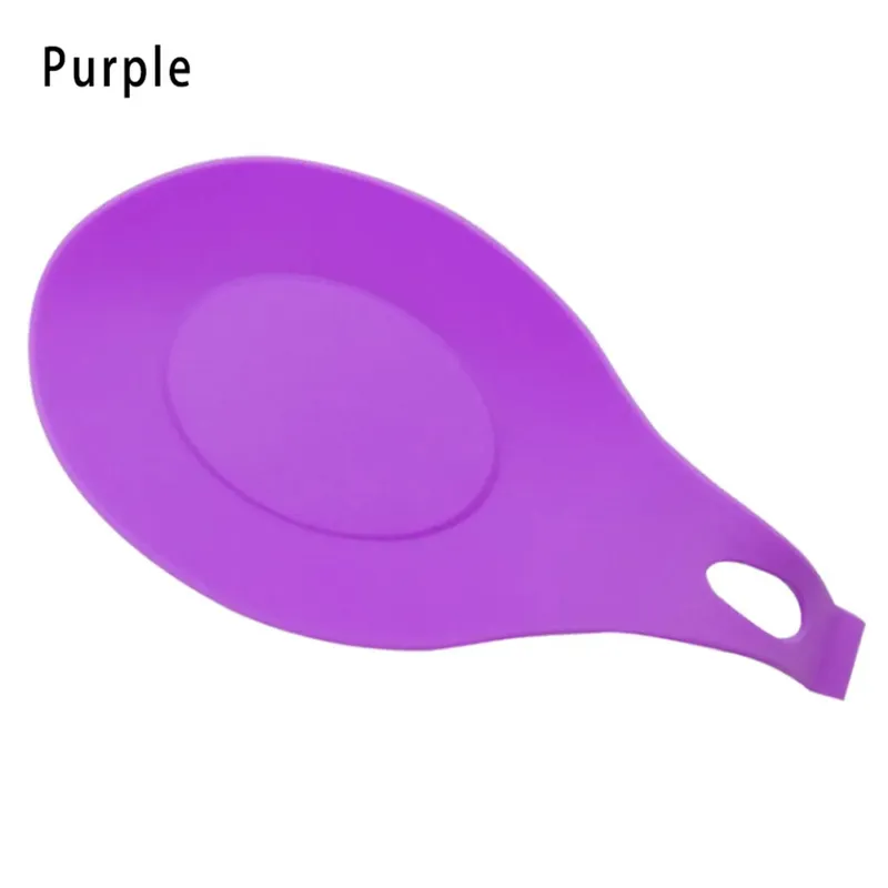 1PC Heat Resistant Silicone Spoon Shelf Chopstick Tray Pot Holder Stove Organizer Utensil Spatula Holder Spoon Pad Kitchen Tool — image 16