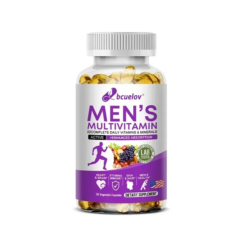 Men's Daily Multivitamin - 22 Vitamins & Minerals Dietary Supplement for Immunity Energy Digestion Skin and Overall Health