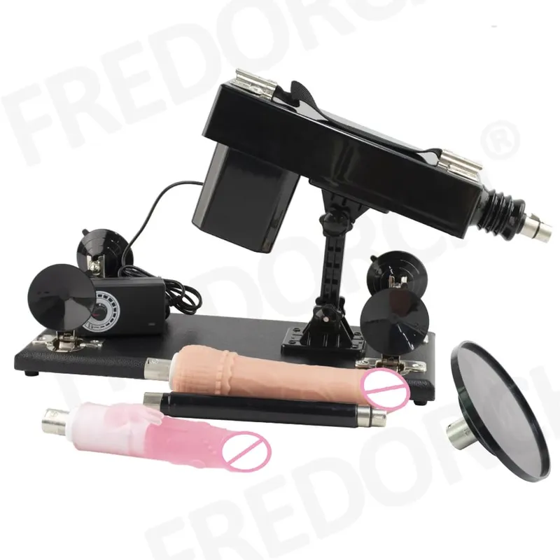 Sex Machine for Woman Adjustable Masturbating Pumping with 3XLR Accessories Sex Gun Love Machine for Men Adult Toys