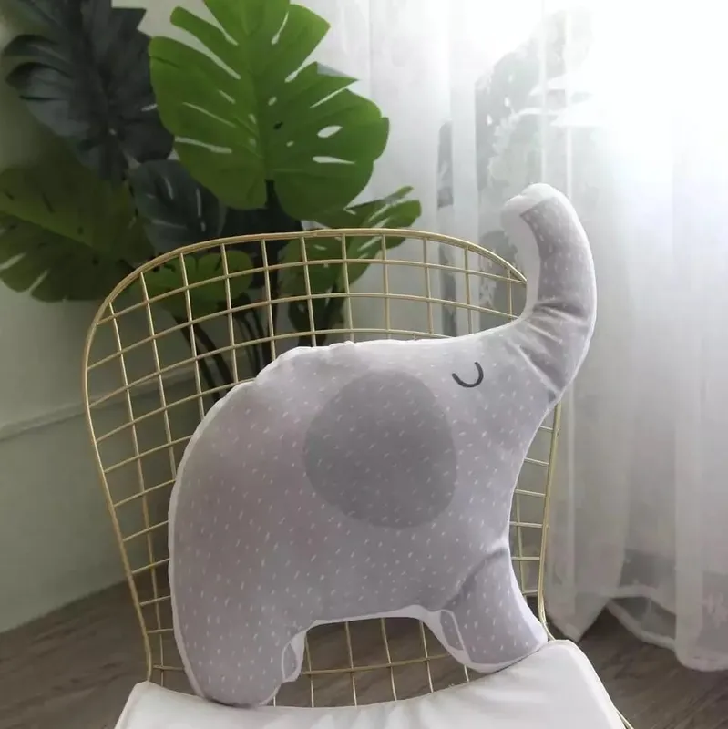 INS Nordic Cute Animals Plush Toys Bear Deer Fox Sofa Pillow/Cushion Children Room Decor Nursery Kids Room Baby Birthday Gifts — image 18
