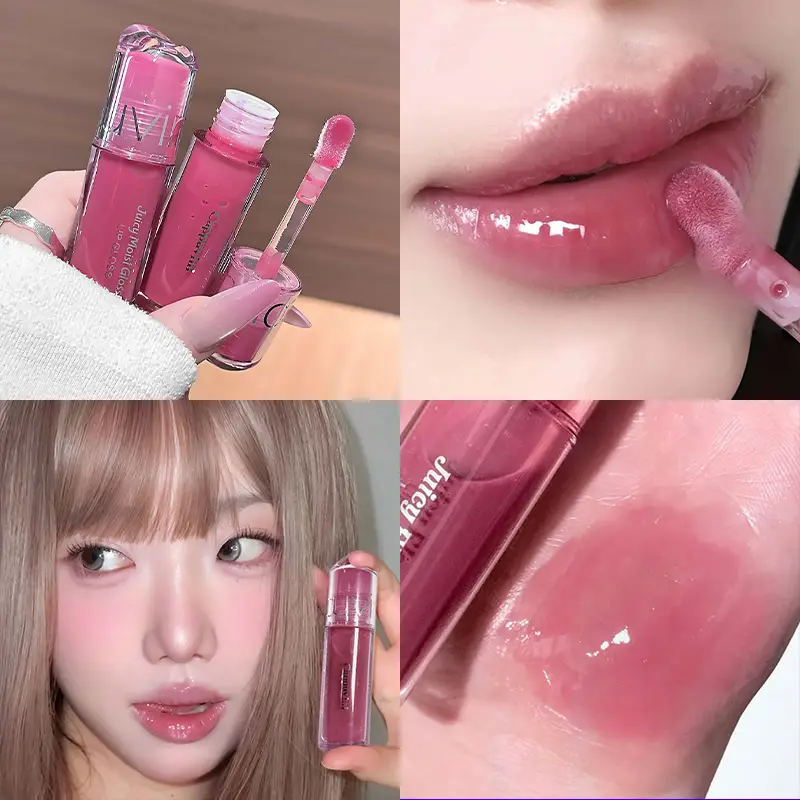 Juicy Lip Tint Glossy Lip Glaze Mirror Shine Liquid Lipstick Moisturizing Hydrating Lip Gloss Korean Beauty Cosmetics — image 2