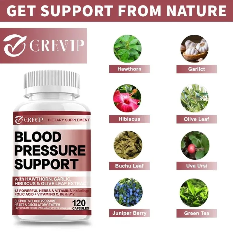 Blood Pressure Supplement - Supports Balanced Blood Pressure Levels and Promotes Heart and Brain Health — image 6