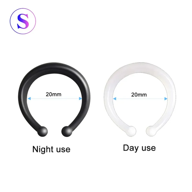 2PCS Foreskin Corrector for Men Penis Stretcher Delay Ejaculation Sex Toys Resistance Ring Daily/Night Use Cockring Male