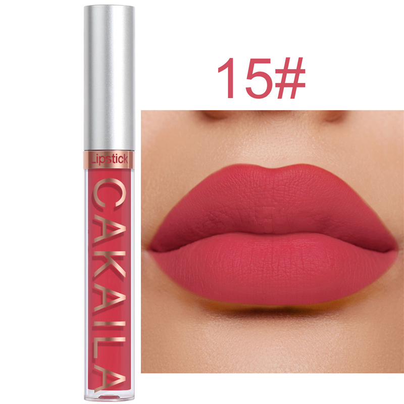 18 Color Waterproof Matte Velvet Lip Glaze Lasting Silky Liquid Lipstick Not Easy To Fade Lip Gloss Makeup Sexy Lip Tint