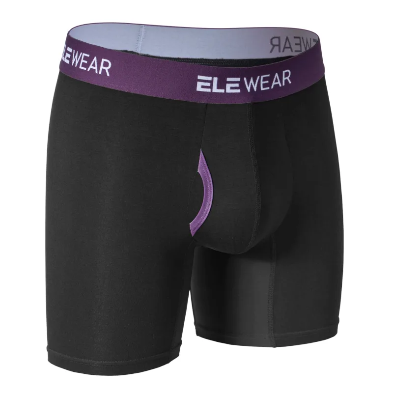 Bamboo Men Underwear Boxers With Opening Breathable Boxershorts Men's Panties Underpants Plus Size Fashion Boxers Brief — image 17