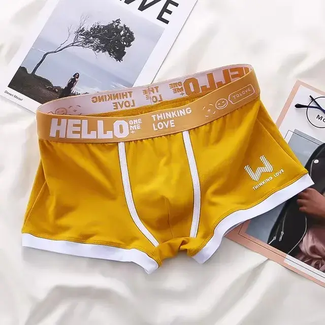 1/4 pièces sous-vêtements pour hommes Boxer en coton sous-vêtements pour hommes Boxer pantalon respirant U convexe sous-vêtements pour hommes Sexy grande taille — image 16