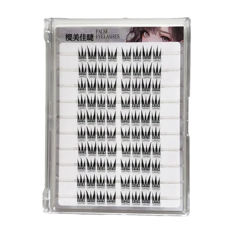 Extensions de faux cils au Volume moelleux, boucles naturelles en forme de V, grande capacité, usage quotidien, maquillage parfait pour les yeux des femmes — image 8