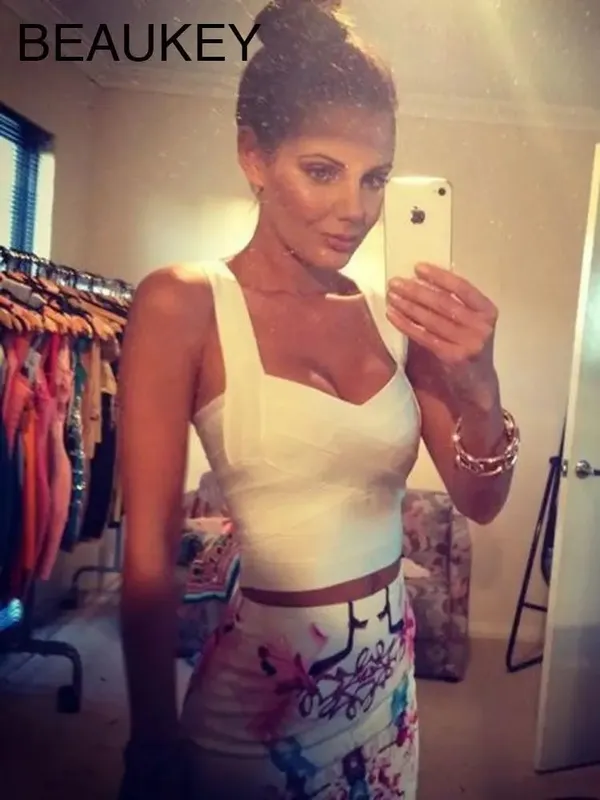 Rayon High Quality Short Sexy Women's Elastic Crop Top Summer Vest White Black Red Blue Yewllow Bodycon Top — image 6